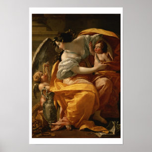 Vermogendheid (olie op doek) poster