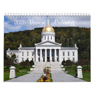 Vermont 2026 - Calendrier