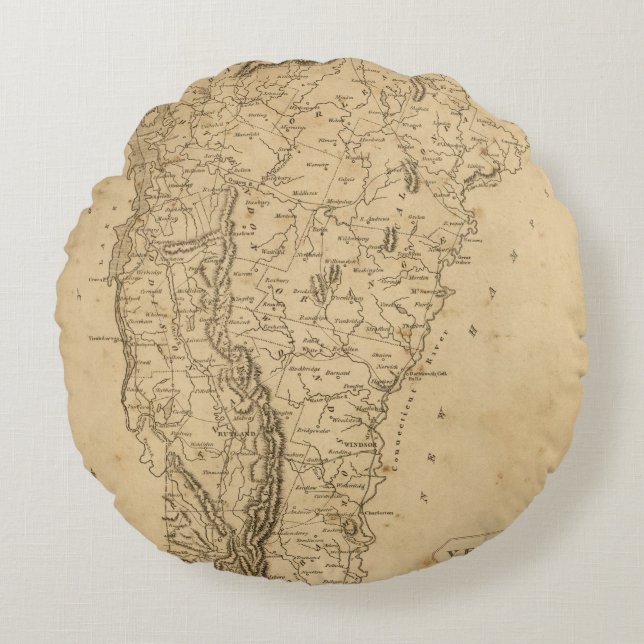 Vermont 5 rond kussen (Voorkant)