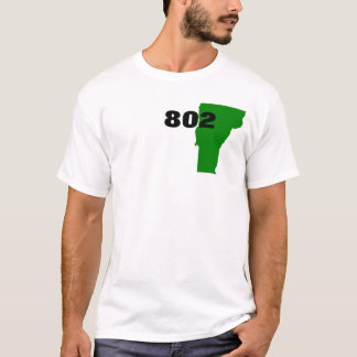 vermont, 802 t-shirt
