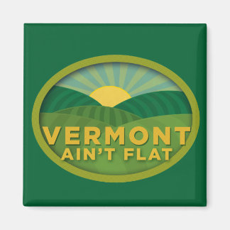 Vermont Ain't Flat Magneet