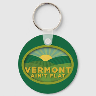 Vermont Ain't Flat Sleutelhanger