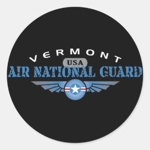 Vermont Air National Guard Ronde Sticker