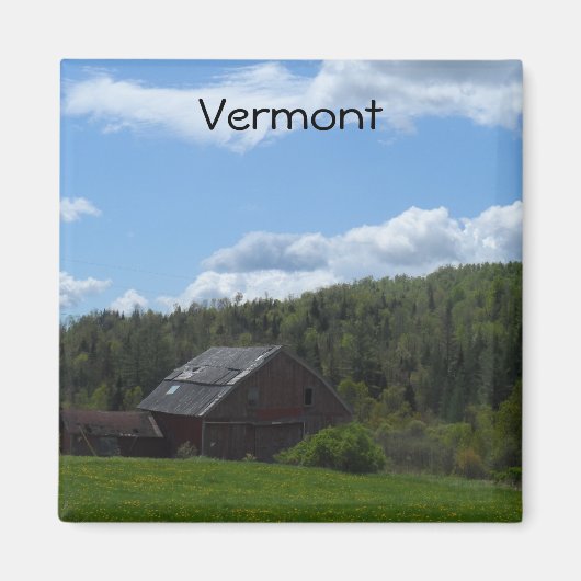 Vermont Barn Magneet (Voorkant)
