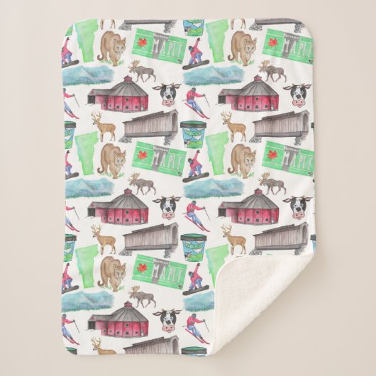 Vermont Blanket Sherpa Deken (Voorkant)