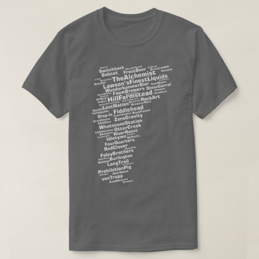 Vermont Breweries T-shirt (Design voorkant)