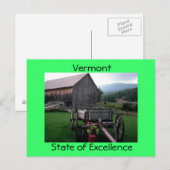 Vermont Briefkaart (Voorkant / Achterkant)