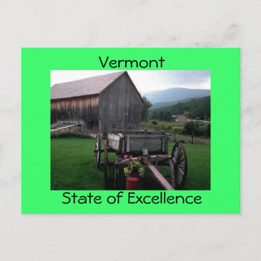 Vermont Briefkaart (Voorkant)