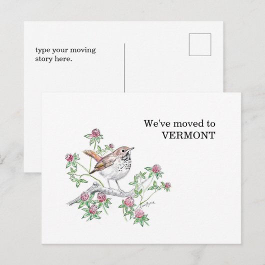 Vermont Briefkaart (Voorkant / Achterkant)