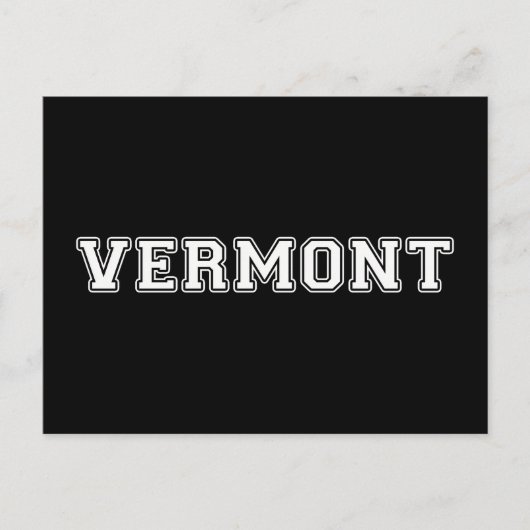 Vermont Briefkaart (Voorkant)