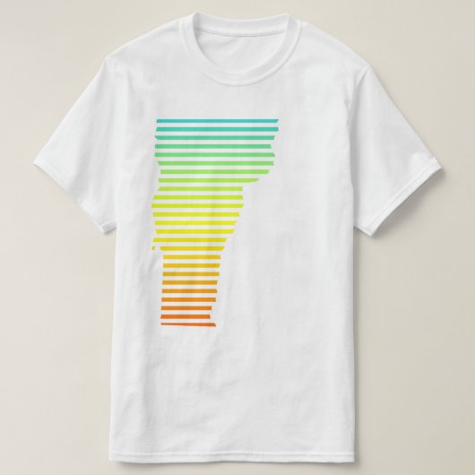 vermont chill fade t-shirt (Design voorkant)
