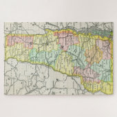 Vermont Cities & Roads Colorful Map Legpuzzel (Horizontaal)