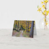 Vermont Country Path Note-Kaart Kaart (Gele Bloem)