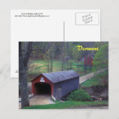Vermont Covered Bridge Guilford Briefkaart (Voorkant / Achterkant)