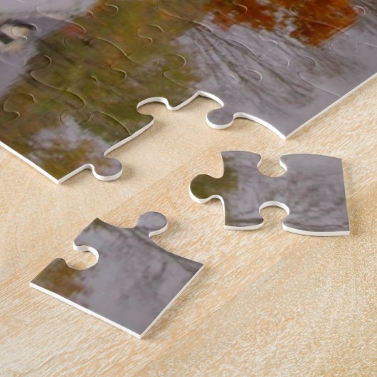 Vermont Covered Bridge Reflection Legpuzzel (Zijkant)