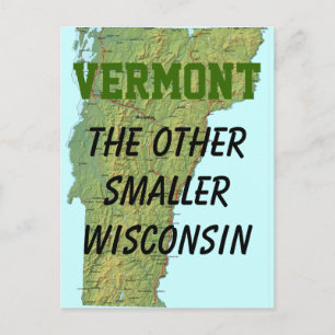 Vermont: De andere kleinere Wisconsin Briefkaart