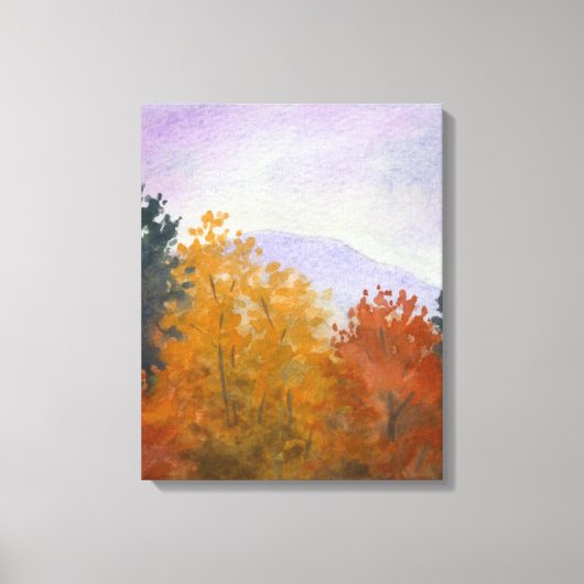 Vermont Fall Folift Paysage toile Imprimer (Recto)