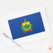 Vermont Flag Rechthoekige Sticker (Envelop)