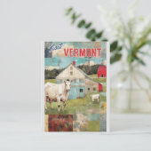 Vermont gestileerde  Boerderij reizen Briefkaart (Staand voorkant)