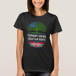 Vermont geteeld met Kroatische roots Kroatië T-shirt