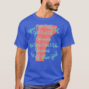 Vermont Girl voor een dochter van de vrouw van de T-shirt
