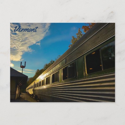Vermont Green Mountain Flyer op Sunset Briefkaart (Voorkant)