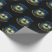 VERMONT GREEN MOUNTAIN STATE FLAG CADEAUPAPIER (Hoek)