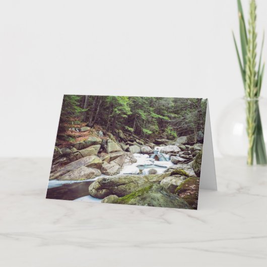 Vermont Herfsten Blank Kaart (Voorkant)