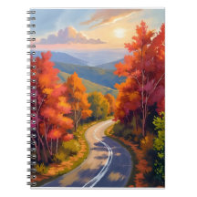 Vermont Herfstloof Aquarel Landschap