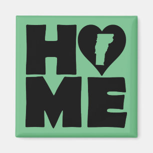 Vermont Home Heart State Fridge Magnet Magneet