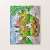 Vermont in de Herfst. Legpuzzel (Verticaal)