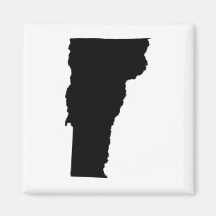 Vermont in zwart en wit magneet