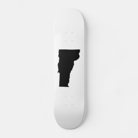 Vermont in zwart-wit skateboard (Voorkant)