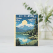 Vermont Lake Champlain Reizen Briefkaart (Staand voorkant)