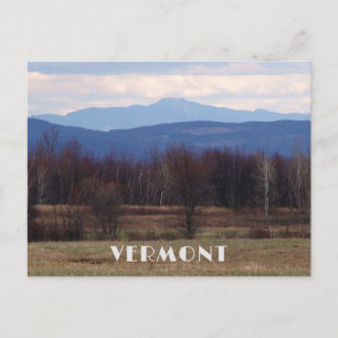 Vermont Landscape Scene Foto met Bergen Briefkaart
