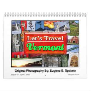 Vermont - "Let's Travel"-serie. Kalender