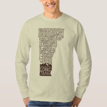 Vermont Long Trail Long Sleeve T-Shirt (bruin Logo