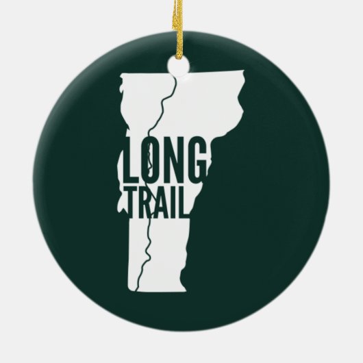 Vermont Long Trail Ornament (Achterkant)