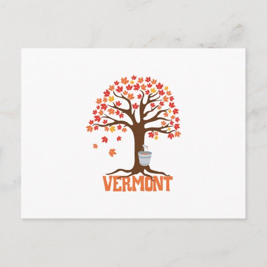 Vermont Maple Briefkaart (Voorkant)