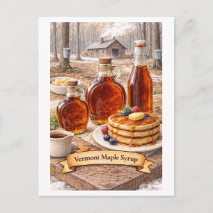 Vermont Maple Syrup (Amerikaanse Voedsel Serie) Briefkaart