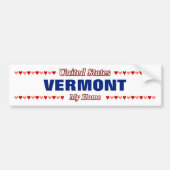 VERMONT - Mijn thuis - Verenigde Staten; hart Bumpersticker (Voorkant)
