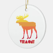 Vermont Moose Keramisch Ornament (Links)