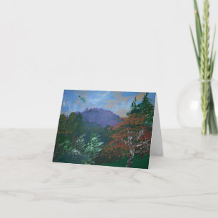 Vermont Mountain Landscape Note Card Kaart