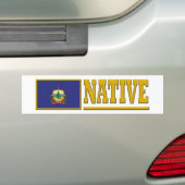 Vermont Native Bumpersticker (Op auto)