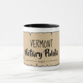 Vermont Notional Public Scroll Feather Quill Mok (Midden)