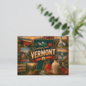 Vermont Postcard Briefkaart (Staand voorkant)