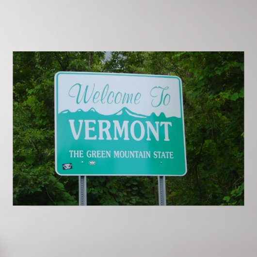 Vermont Poster (Voorkant)