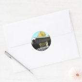 Vermont Ronde Sticker (Envelop)