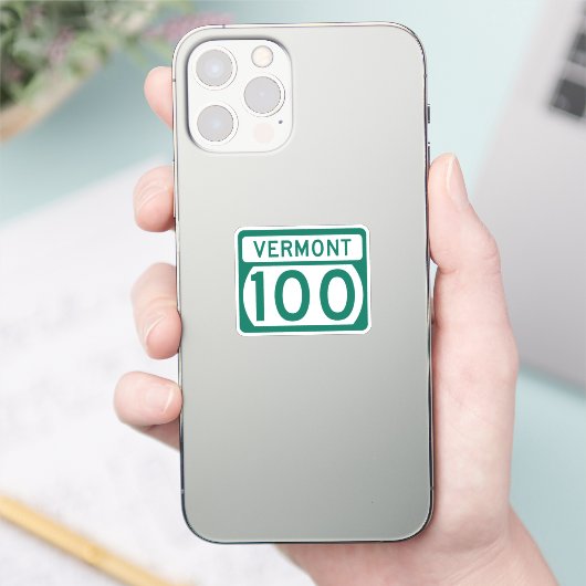 Vermont Route 100 Sticker (Telefoon)