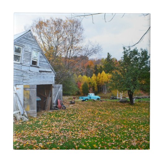  Vermont Scene Tegel Tegeltje (Voorkant)